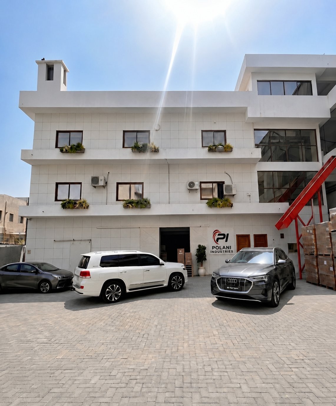 Polani Industries factory building