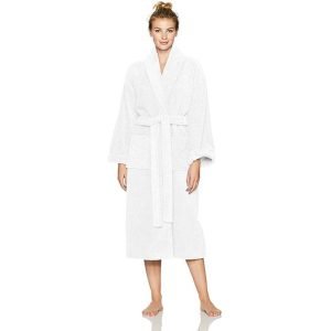 Terry Bathrobe 100% Cotton, White