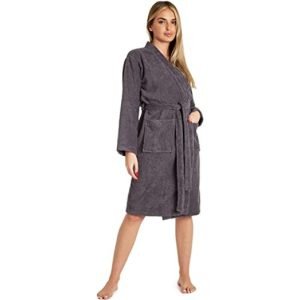 Women 100% Cotton Terry Cloth Bathrobe