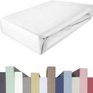 Fitted sheet for box spring bed & mattresses